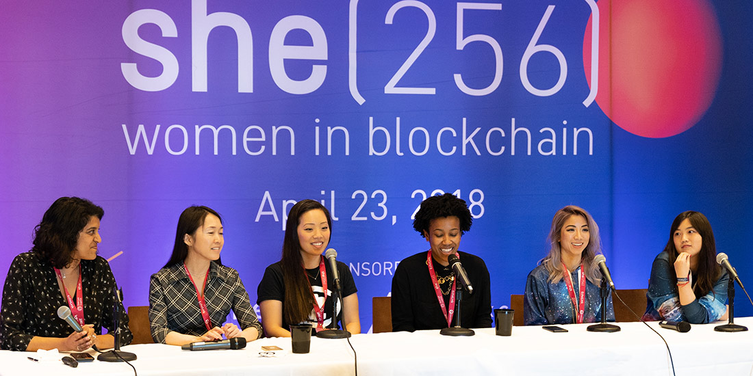 Panelists at she(256) conference