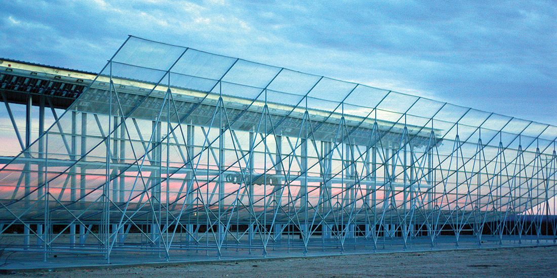 A new phase array radar installation in Midland, Texas