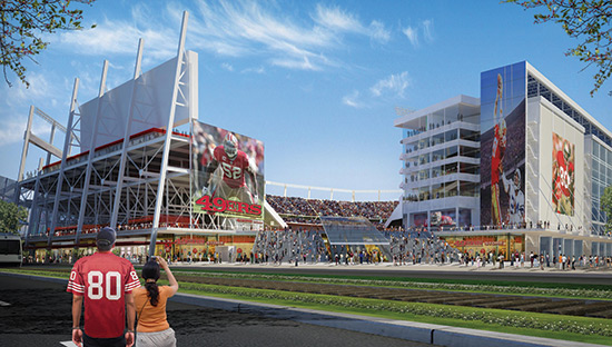Artist's rendering of Levi's Stadium