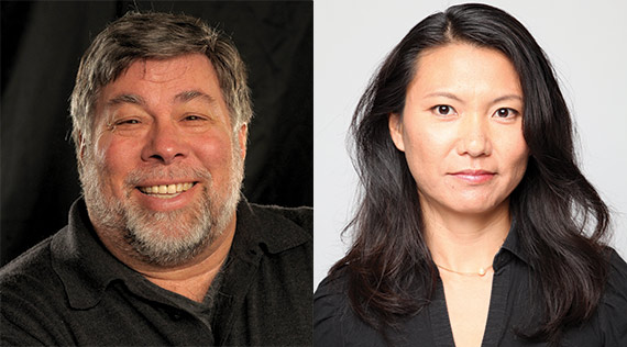 Steve Wozniak and Yoky Matsuoka