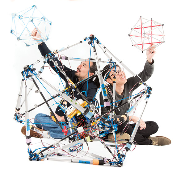 Tensegrity robot and toys
