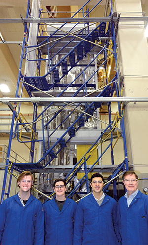 Research team at the Compact Integral Effects Test facility