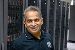 Chandrakant Patel (B.S.'83 ME), a native of Gujarat, India, is director of the 'Cool Team' at Hewlett-Packard, researching ways to prevent chips, computers and data centers from overheating. Photo credit: Courtesy Hewlett-Packard 
