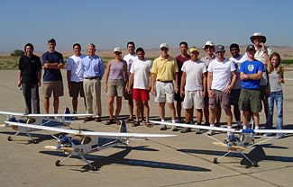 The team from the Center for Collaborative Control of Unmanned Vehicles (C3UV). 
