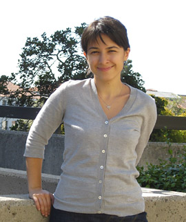 Cagla Meral wants to develop a greener form of cement. Photo credit: Abby Cohn