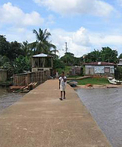 Dock in the coastal town of Orinoco, Nicaragua. Photo courtesy Christian Casillas 