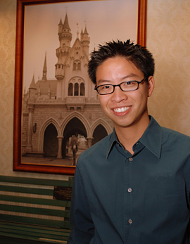 Brian Loo (B.S.'09 IEOR) in August joined the Cast Scheduling Workforce Planning team at Disneyland in Anaheim. KEVIN HAMANO PHOTO