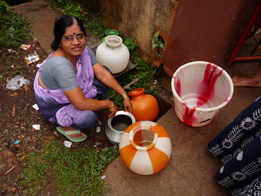 NOT A DROP TO DRINK: NextDrop could be a useful service in an estimated 90 percent of the cities in South Asia and a third of the cities in Latin America and Africa, where water systems are unpredictable and intermittent. PHOTO COURTESY NEXTDROP