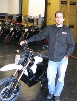 NEED FOR SPEED: Abe Askenazi leads the engineering team at Zero Motorcycles. DANIEL MCGLYNN PHOTO