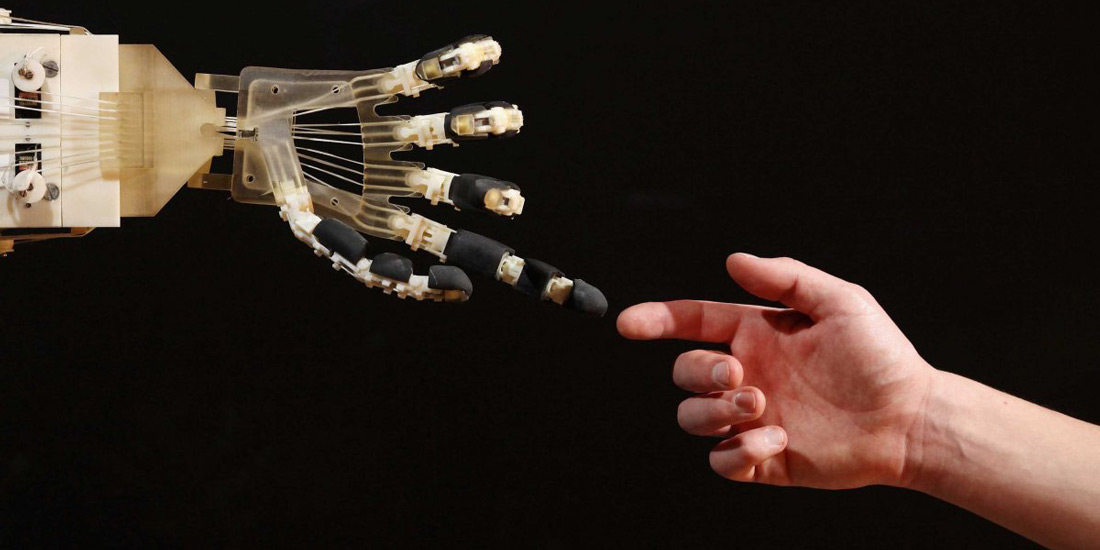 Robotic and human hands