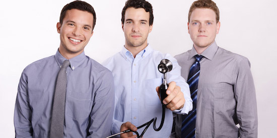 Eko Devices founders with Core stethoscope