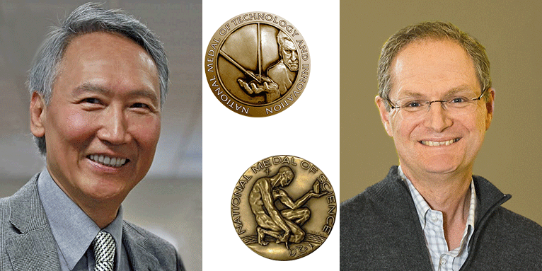 Chenming Hu, Paul Alivisatos and the national medals of technology and science