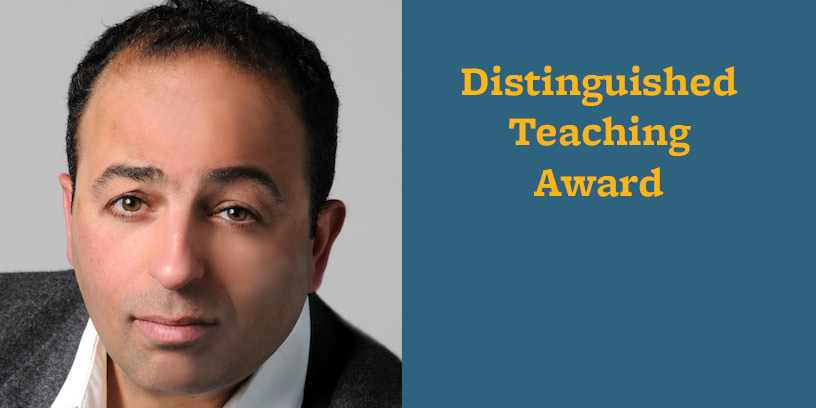 Tarek Zohdi, Distinguished Teaching Award winner