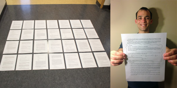 Mark Velednitsky and the 28 pages of proof replaced by his one-page solution