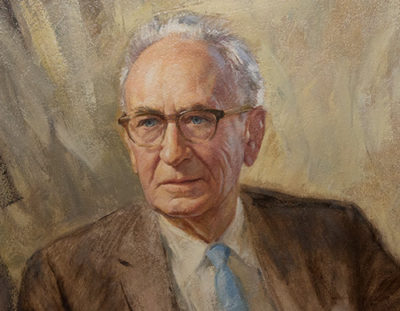 Oil portrait of Raymond Davis
