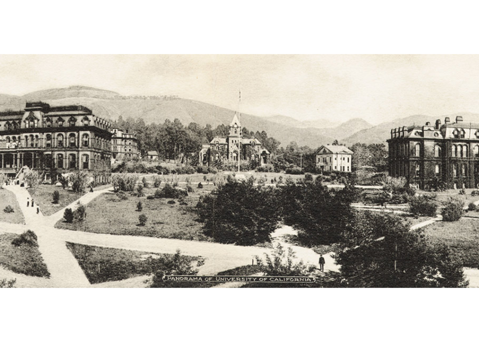 Early campus panorama in Berkeley