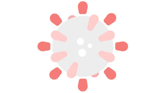 Drawing of coronavirus
