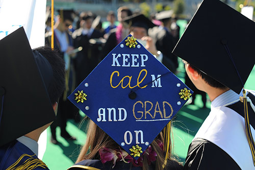 Keep Cal-M and Grad On hat at Berkeley Engineering Commencement 2013