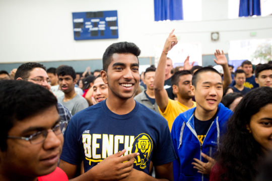 Students at New Student Orientation