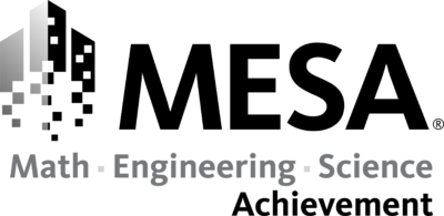 Logo for MESA (Math, Engineering, Science Achievement)