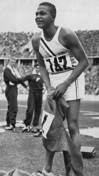 Archie Williams at the Berlin Olymbics