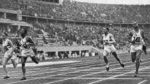 Archie Williams racing in the Berlin Olympics