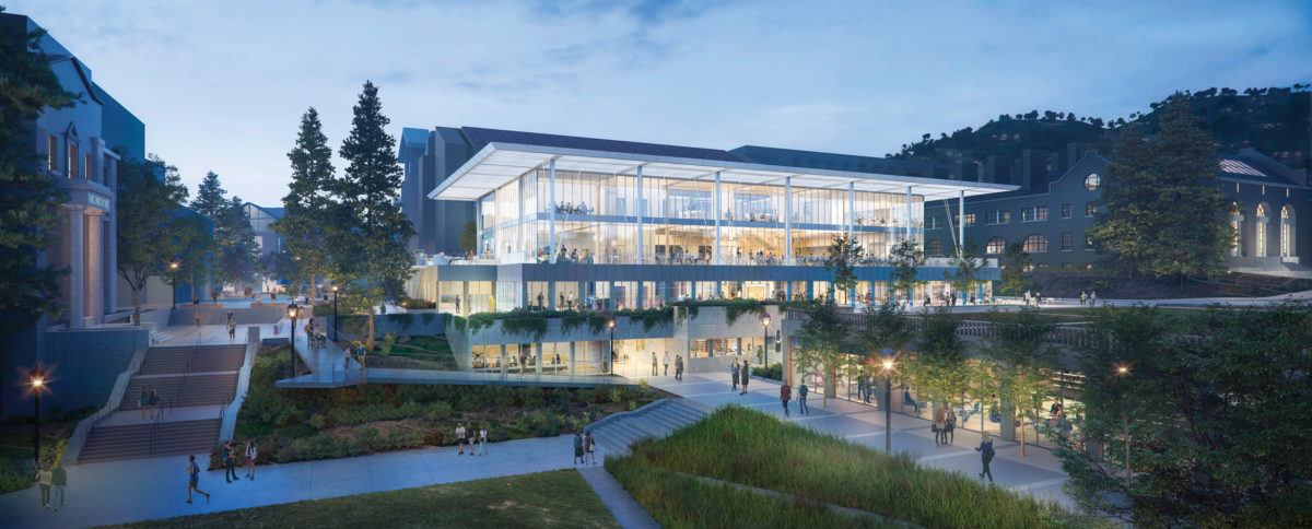 Artist's rendering of new Engineering Student Center