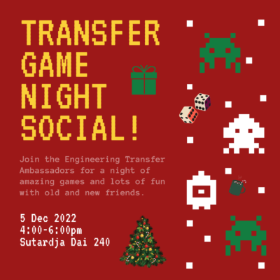 Transfer Game Night Social