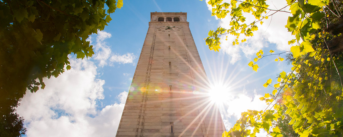 Campanile and sunburst