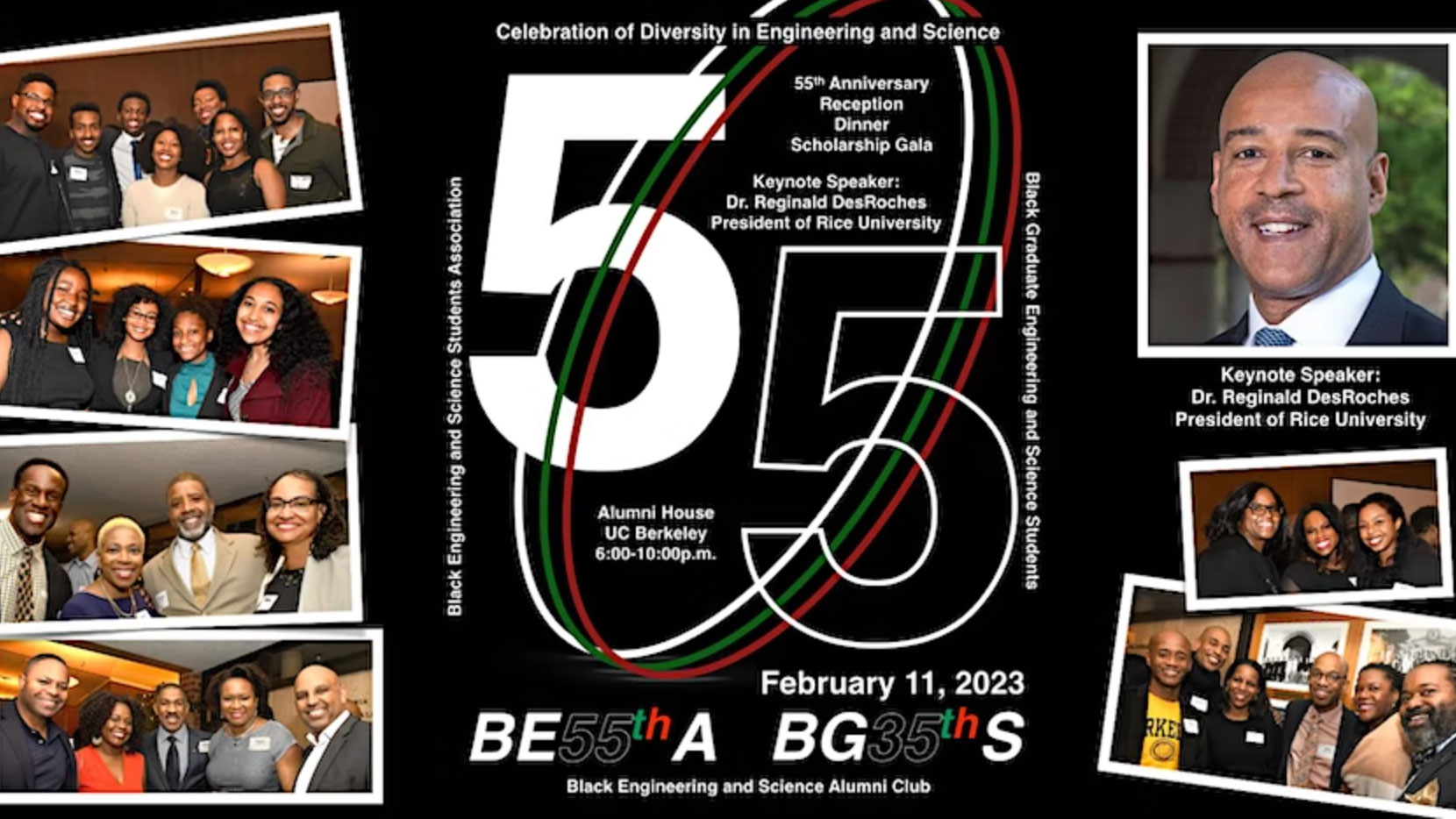 Image of invitation to BESSA's 55th and BGESS's 35th anniversaries.