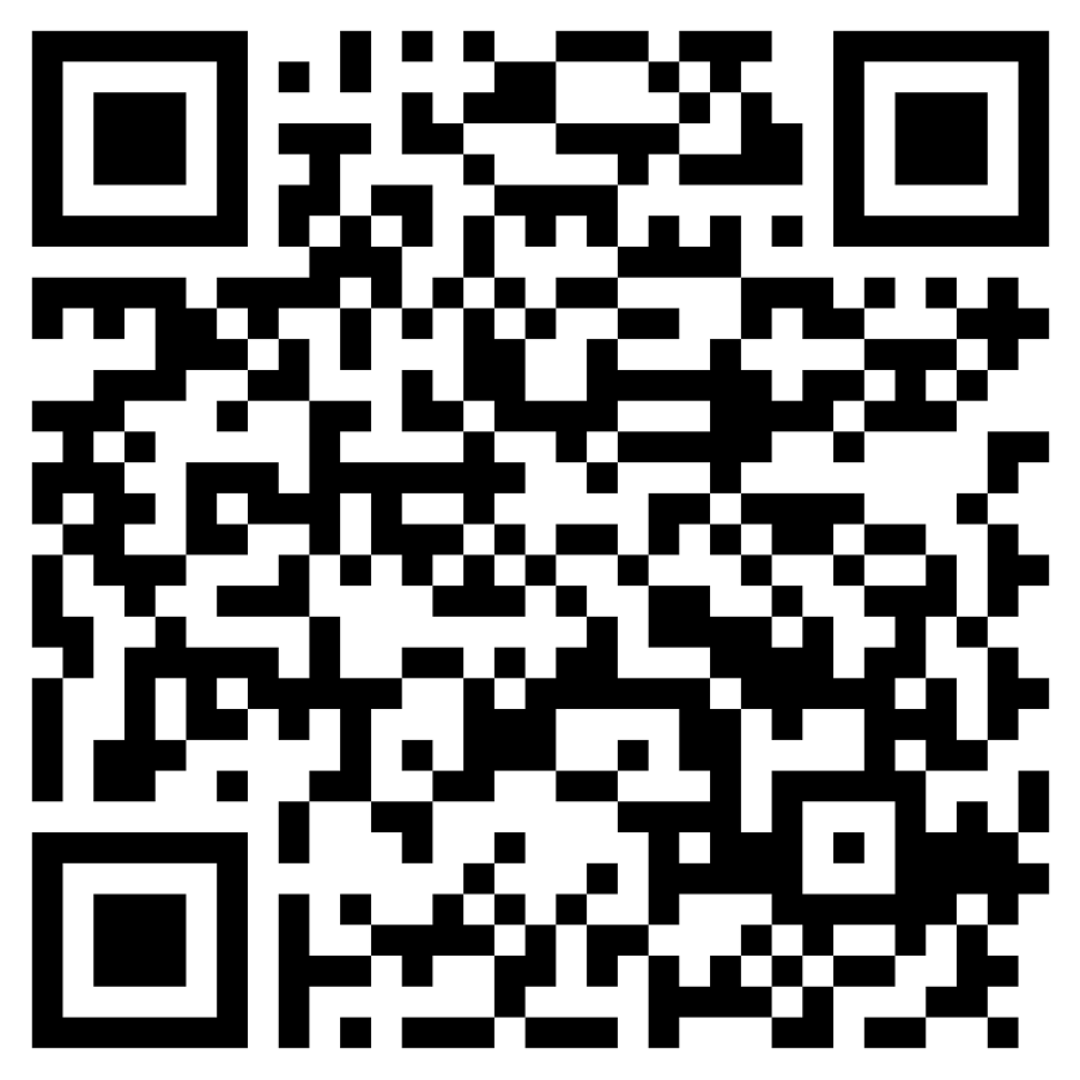 QR code for 3d interactive rendering of Engineering Center ground level south entrance (near Kresge Library)