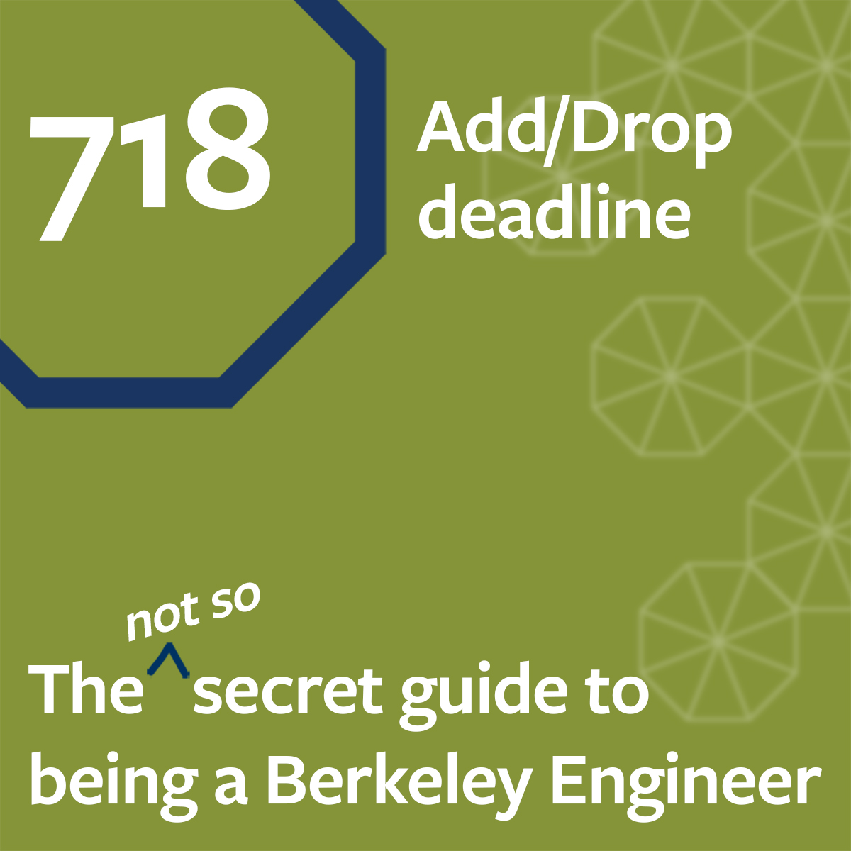 ESS 718 Add/Drop deadlines Berkeley Engineering