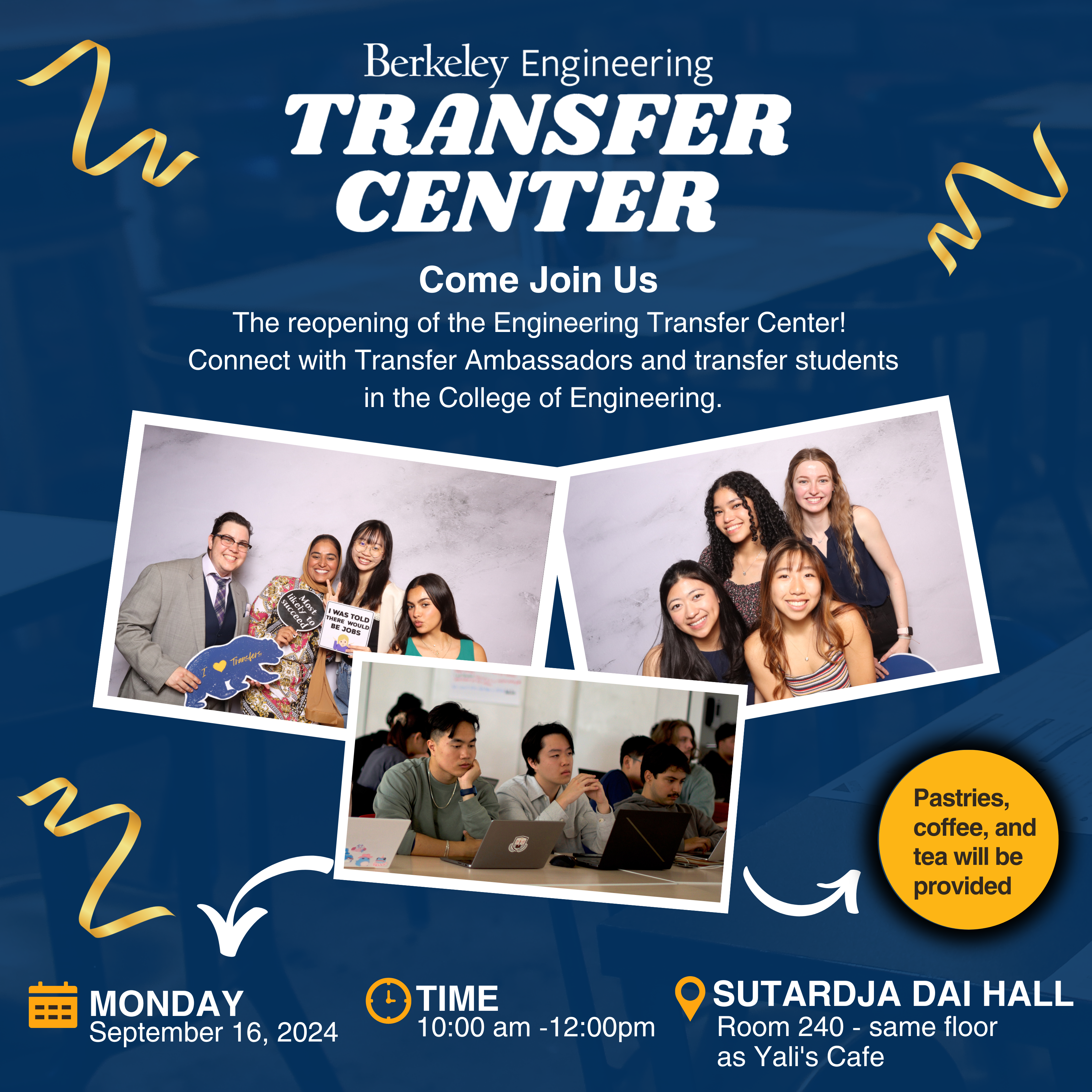 Transfer Center Welcome Back Event