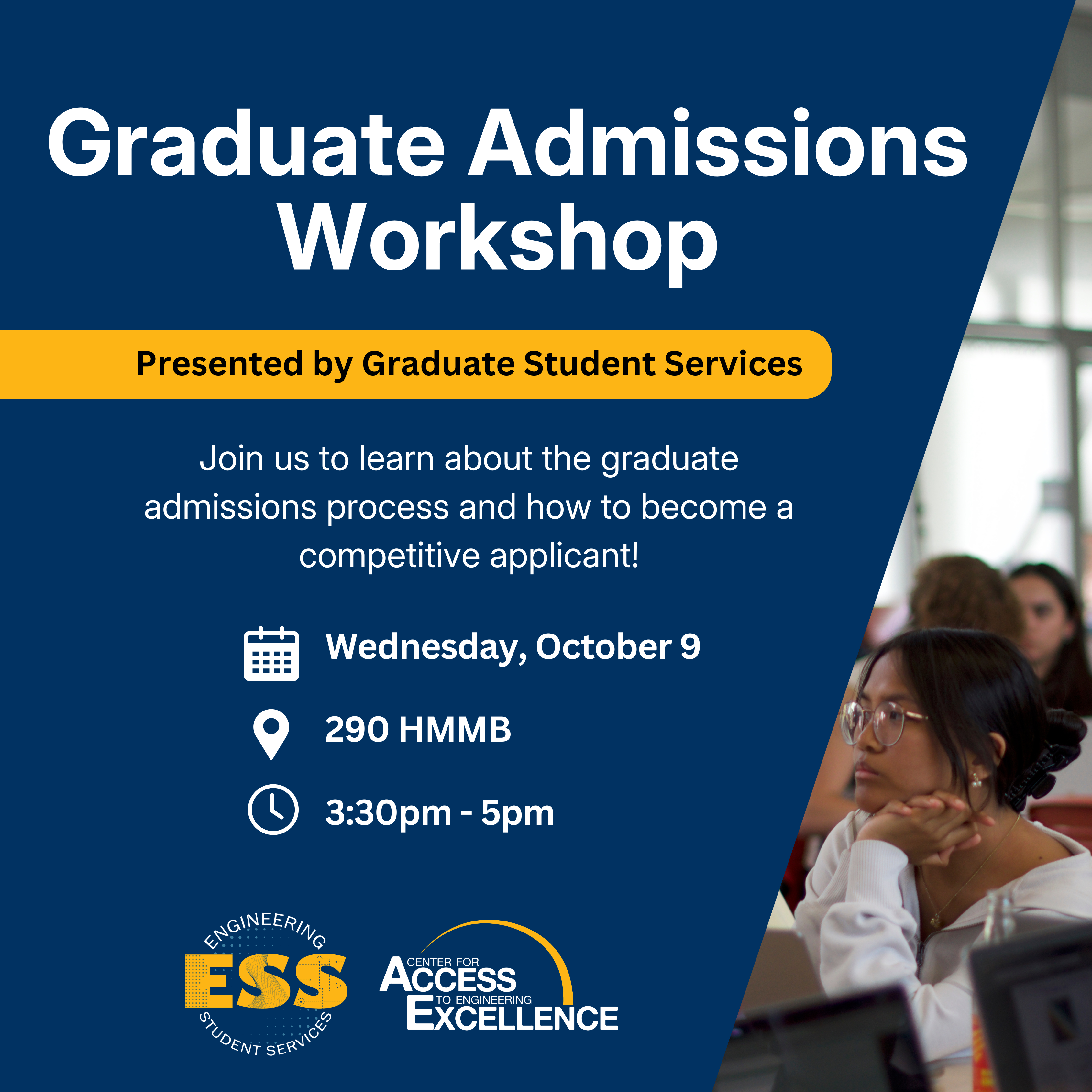 Graduate admissions workshop