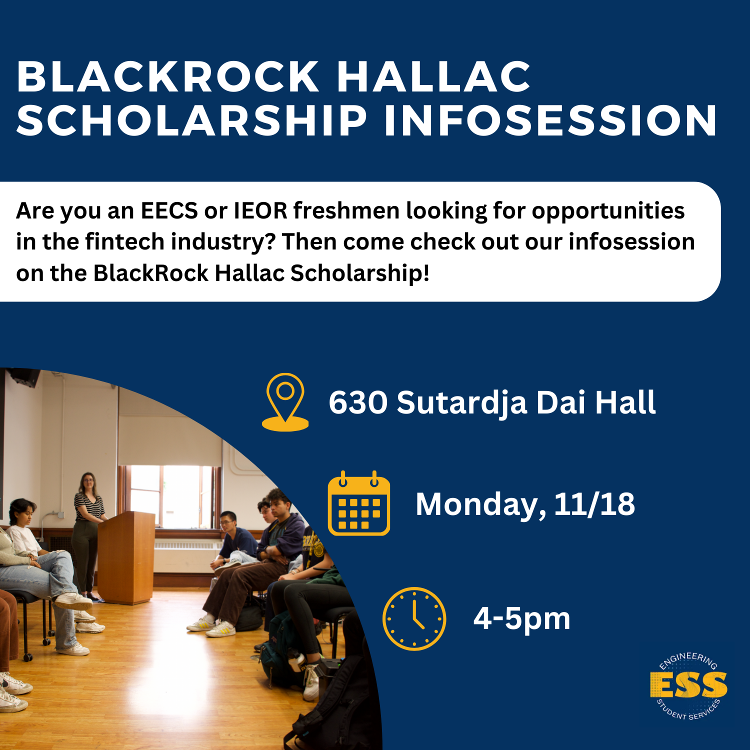 Blackrock Hallac Scholarship Infosession 2024