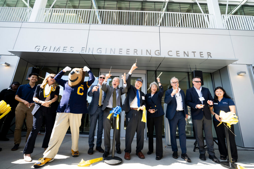 Ribbon cutting for the Grimes Engineering Center
