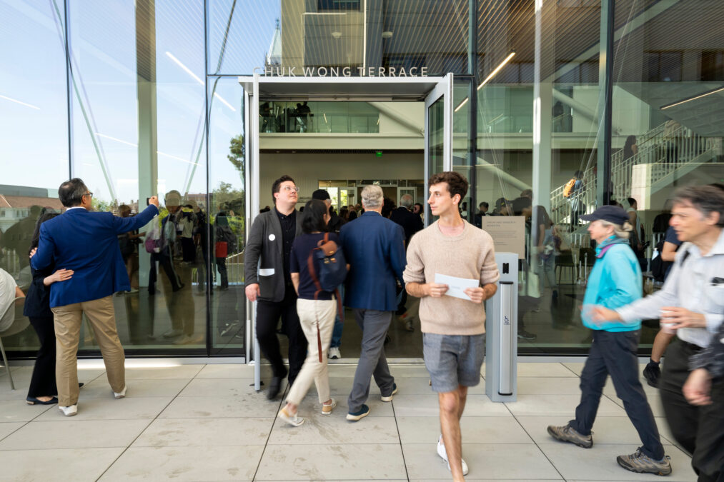 Attendees explore the Chuk Wong Terrace