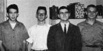 Early Radio Kal engineering staff Sam Wood, Dinnis Seguine, Mike Silverstone and Lee Felsenstein.